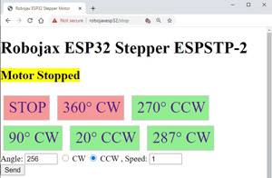 Stepper Motor control WiFi Screen-1