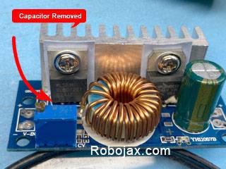 XL6012: Capacitor removed 