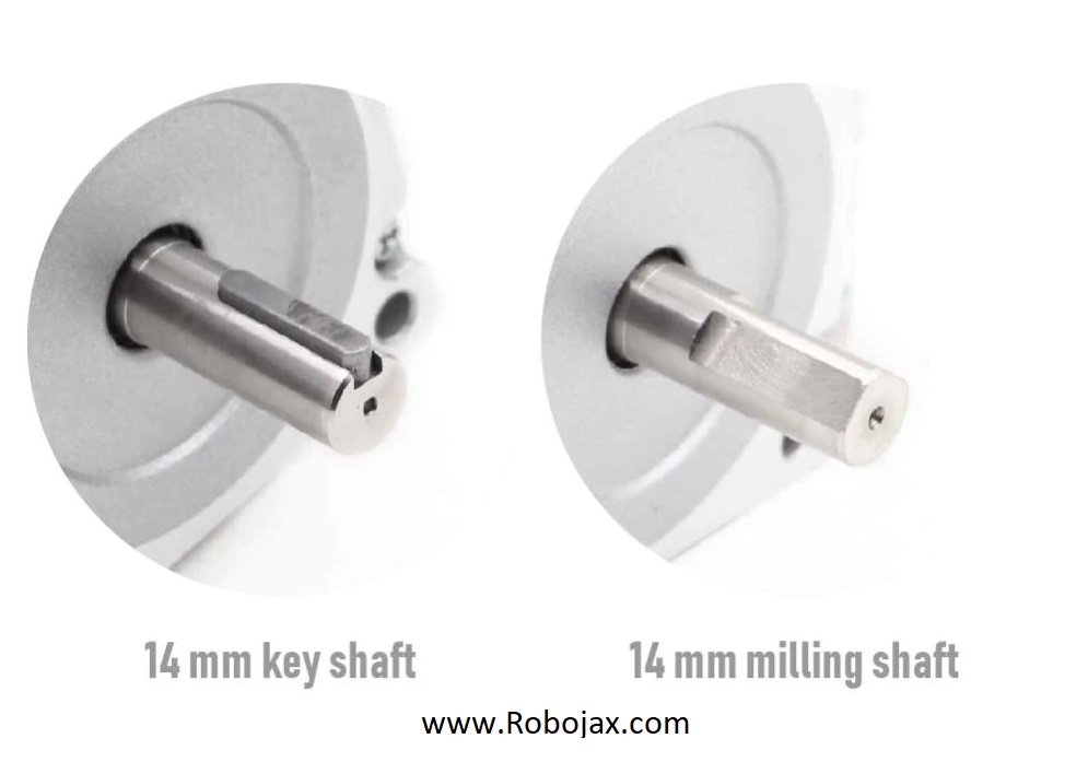 key shaft and milling shaft