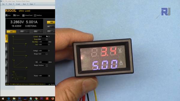 100V 10A DC LED Current Voltage Meter: Comparing accuracey of current measurement