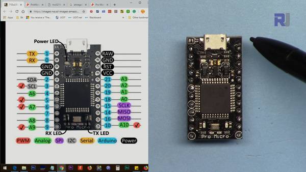Arduino Pro Micro: Pins explained
