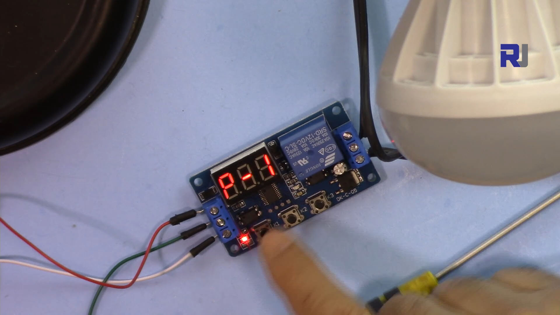 Robojax Arduino Relay timer with LCD1602-I2C V 1.1 - Robojax