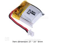 1S 3.7V 100mAh battery for CX-10 or other micro drone