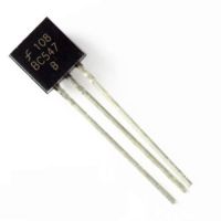 10 pcs BC547 TO-92 30V Low Power NPN Transistor