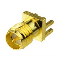Male RP SMA Jack PCB Mount Straight RF connector