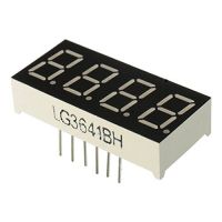 0.36 inch 4 digit 7 segment display (common anode LED) 9.2mm