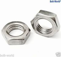 10px M3 3mm Stainless Steel Hex Full Nut